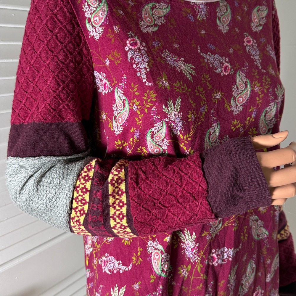 Sundance boho floral long sleeve top size large - Picture 10 of 12